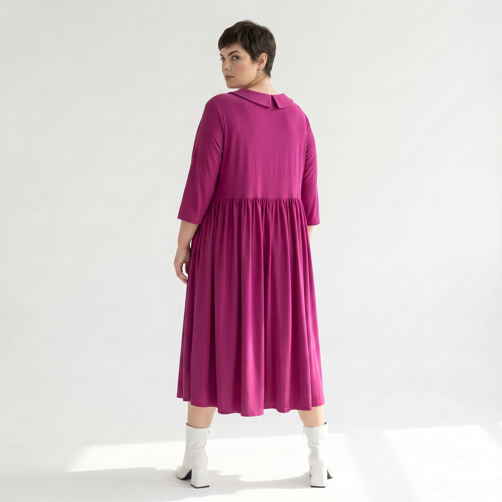 Ballonkleid von AKH Fashion aus Materialmix, ausgefallene, zeitlose Lagenlook Mode