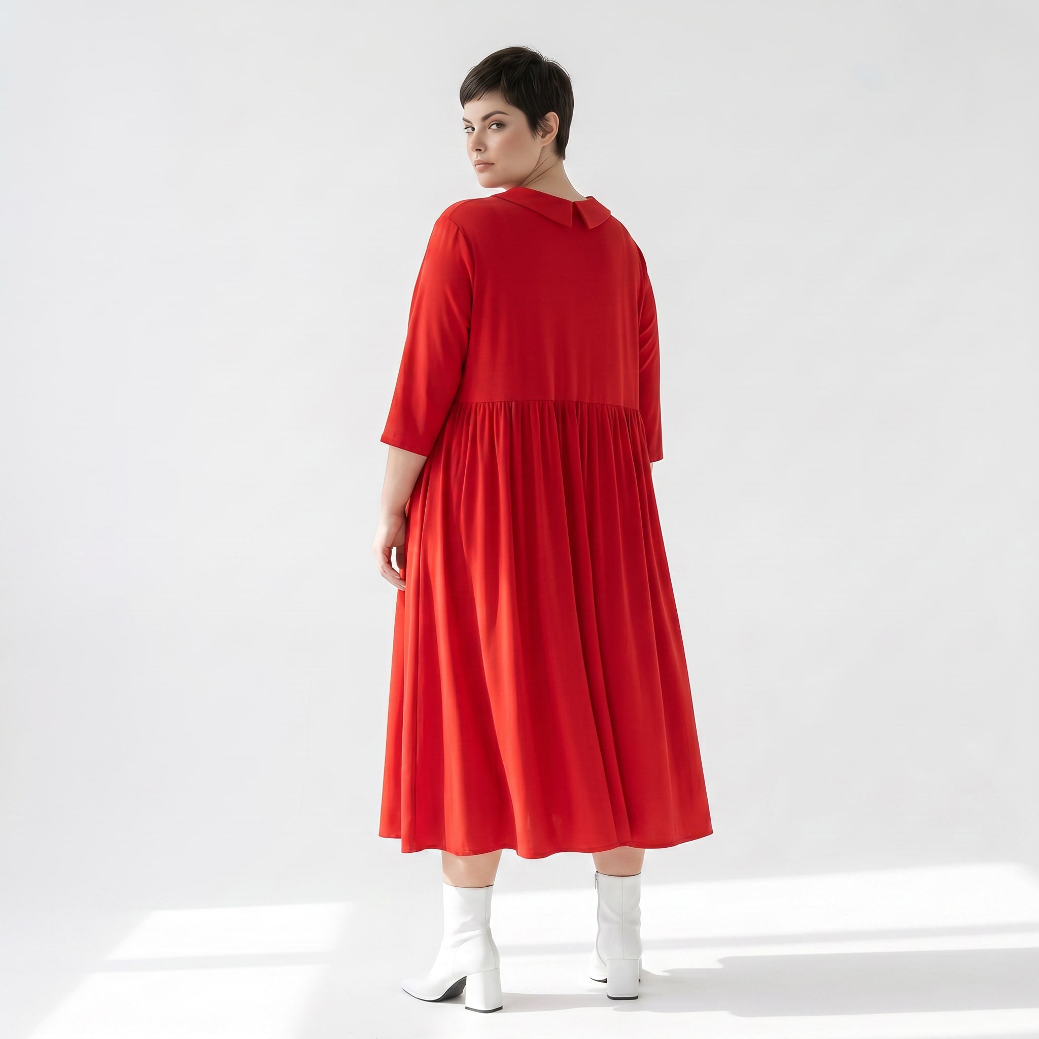 Ballonkleid von AKH Fashion aus Materialmix, ausgefallene, zeitlose Lagenlook Mode