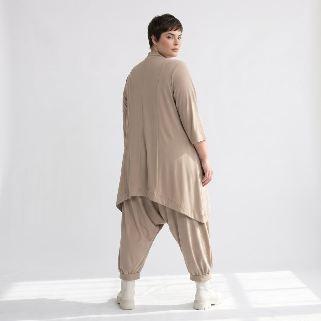 A-Form Jacke von AKH Fashion aus Materialmix, ausgefallene, zeitlose Lagenlook Mode