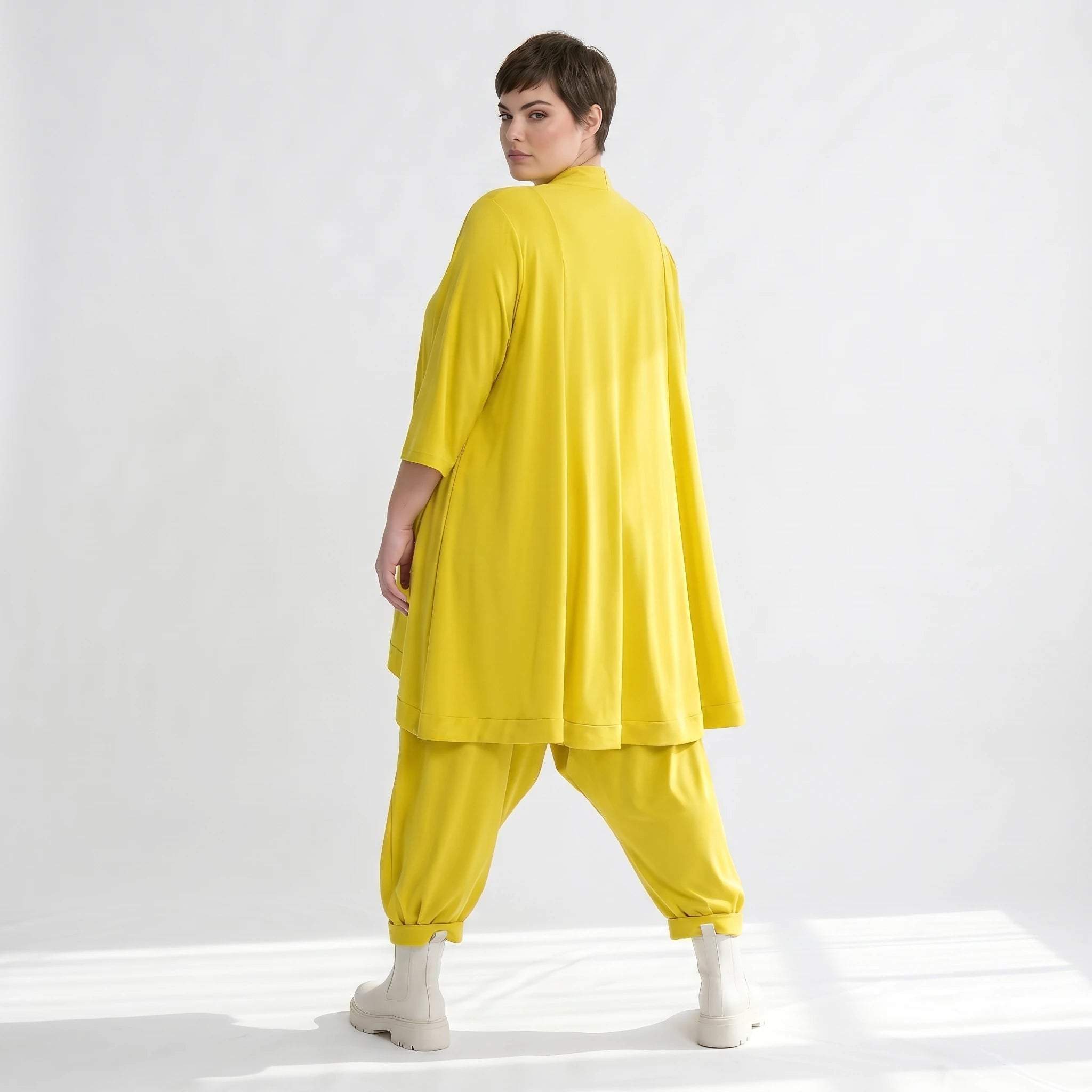 A-Form Jacke von AKH Fashion aus Materialmix, ausgefallene, zeitlose Lagenlook Mode