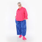  Ballonhose von AKH Fashion aus Baumwolle, 1482.07032, Royalblau, Ausgefallen, Zeitlos