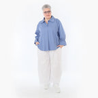  Ballonhose von AKH Fashion aus Baumwolle, 1482.07032, Weiß, Ausgefallen, Zeitlos, Schick