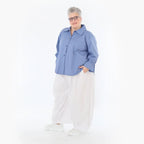  Ballonhose von AKH Fashion aus Baumwolle, 1482.07032, Weiß, Ausgefallen, Zeitlos, Schick
