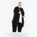 Ballon Cardigan von AKH Fashion aus Viskose, 1490.07094, Schwarz, Ausgefallen, Zeitlos