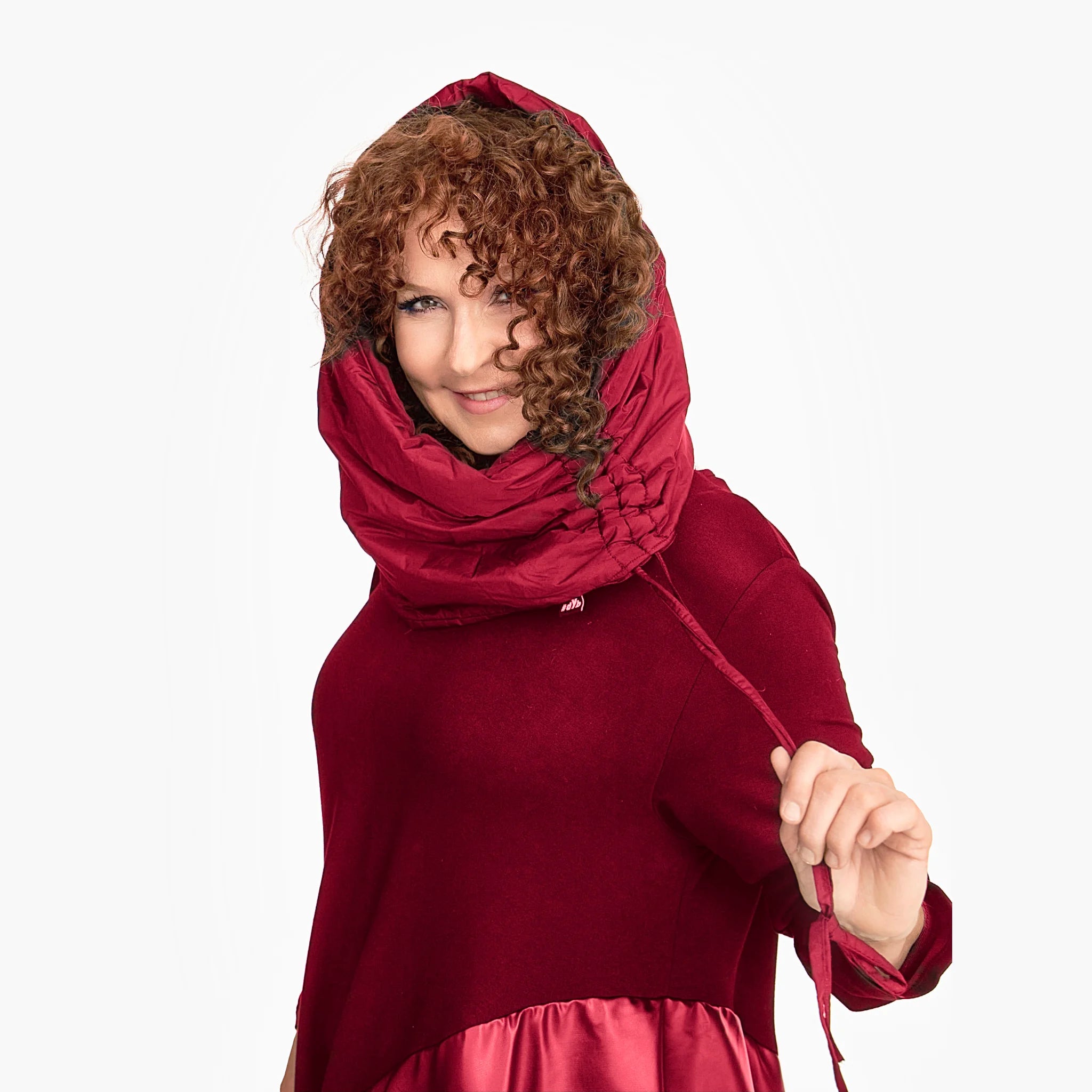  Schal von Do Your Best aus Fliegerseide, D753, Rot, Schick, Modern, Bequem