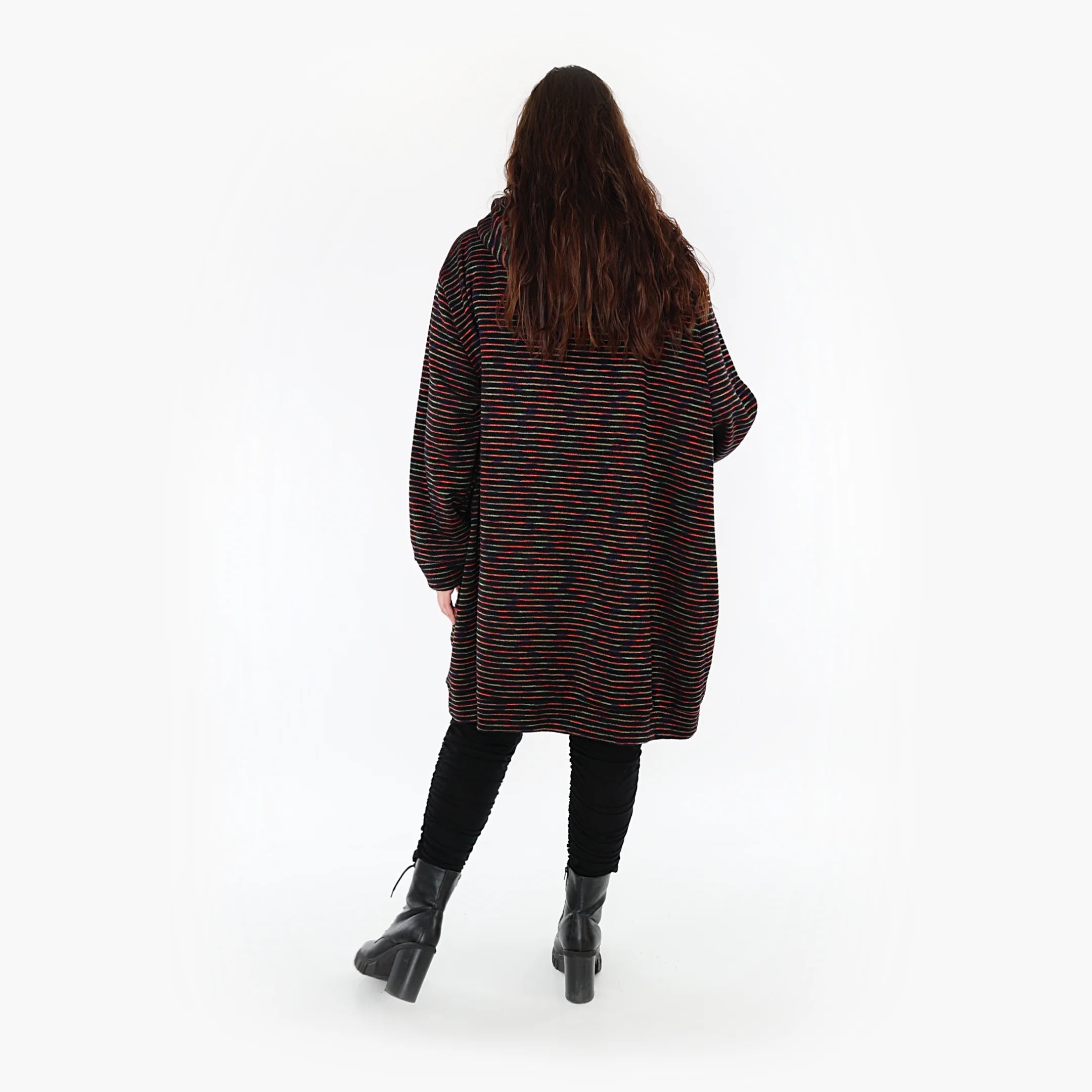  AKH Fashion Jacke in gerader Form, aus Baumwolle, 1367.06820, Schwarz-Grün-Rot, Schick