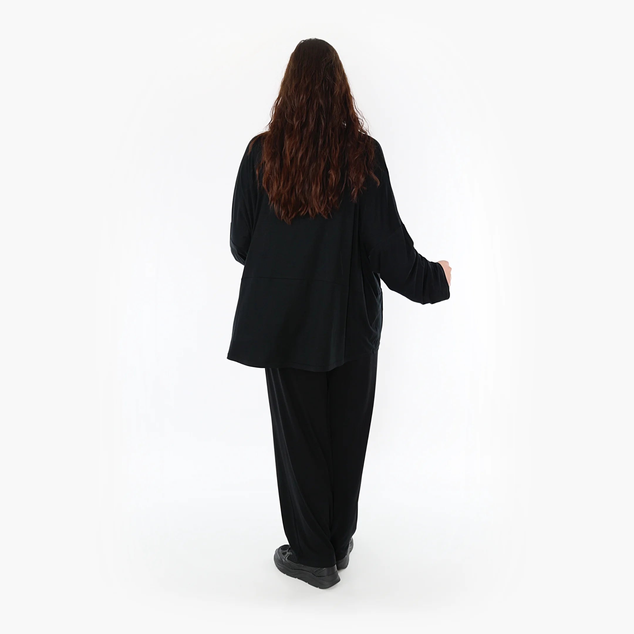 Shirt von AKH Fashion aus Viskose in kastiger Form, ausgefallene Lagenlook Mode