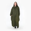  Ballonmantel von AKH Fashion aus Materialmix, 1365.06985, Schwarz-Lime, Raute, Schick