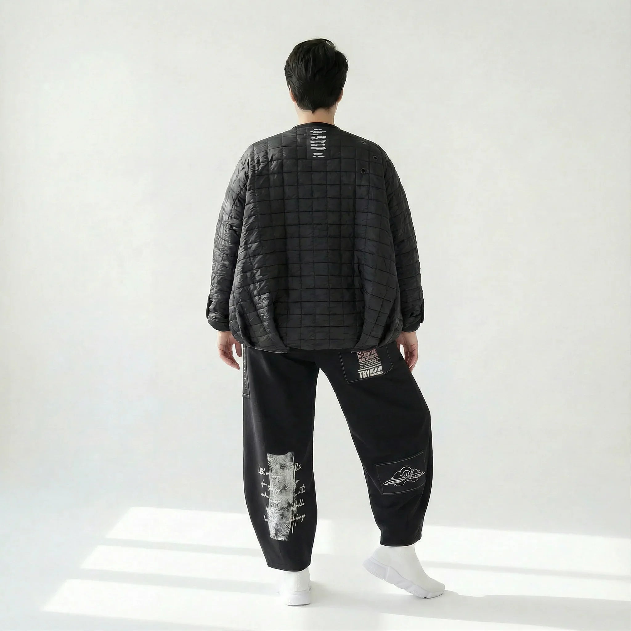 Gesteppte Oversize Jacke Ballon Übergangsjacke Baumwollmix B One Avantgarde Look Modeare