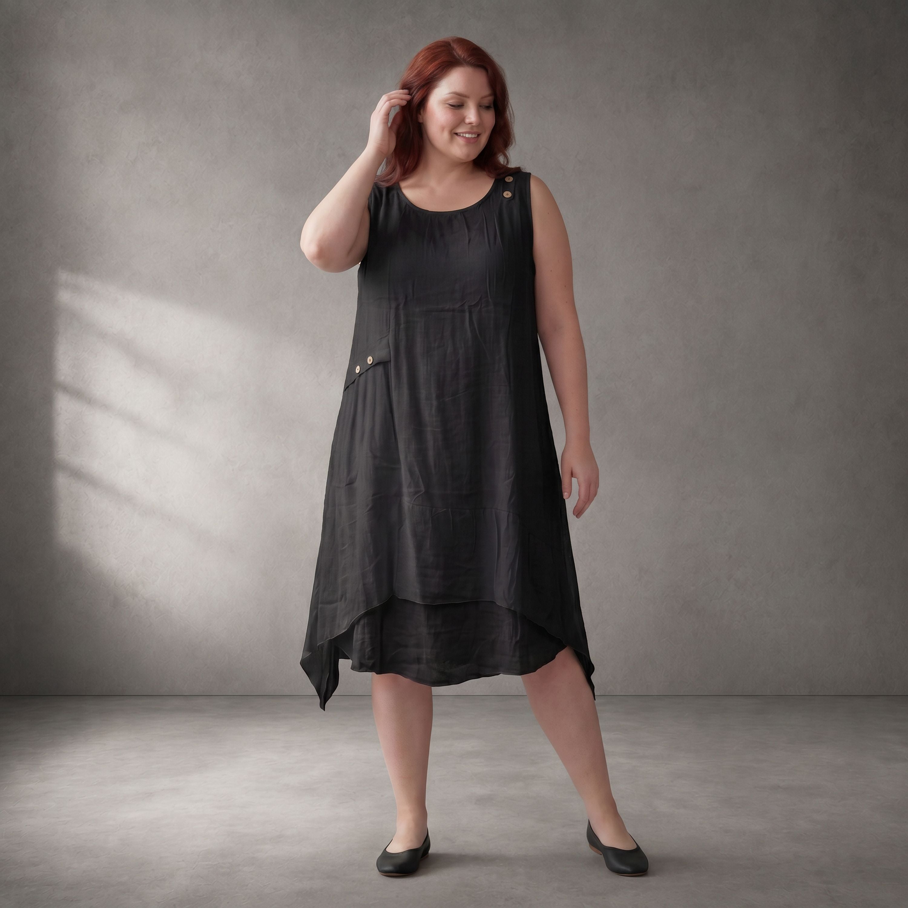 Funky Diva · Tunika · F126 · Schwarz