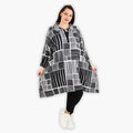  A-Form Bluse von AKH Fashion aus Viskose, 1298.06906, Schwarz-Weiß, Schick, Modern, Bequem