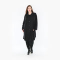  AKH Fashion Bluse in gerundeter Form, aus Viskose, 1380.06881, Schwarz, Schick, Modern