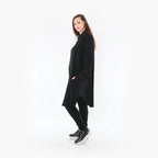  AKH Fashion Bluse in gerundeter Form, aus Viskose, 1380.06881, Schwarz, Schick, Modern