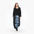  Ballonhose von AKH Fashion aus Viskose, 1381.08069, Petrol, Grafik, Schick, Modern, Bequem