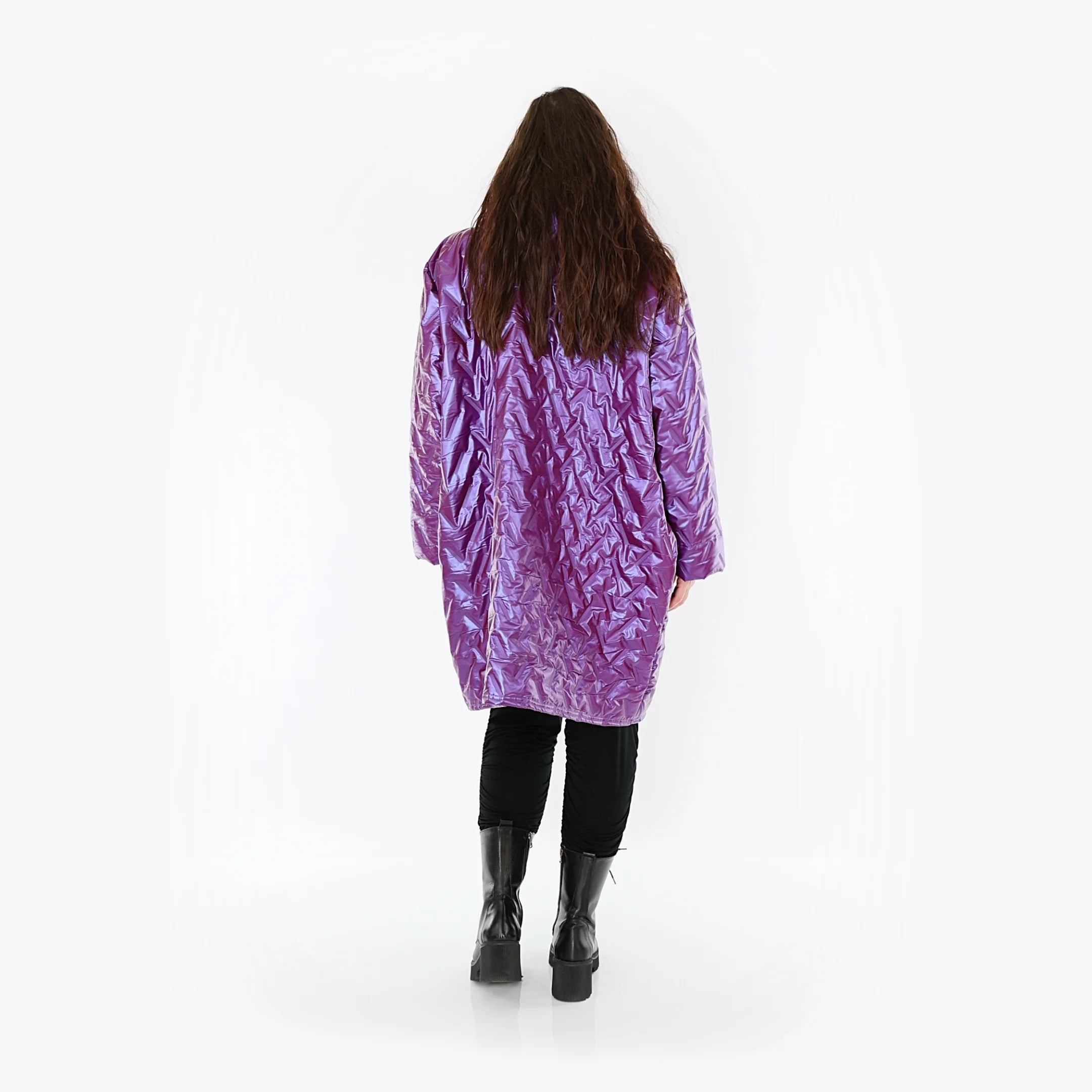 Ballonjacke von AKH Fashion aus Polyester, 1387.06660, Fuchsia, Grafik, Schick, Modern