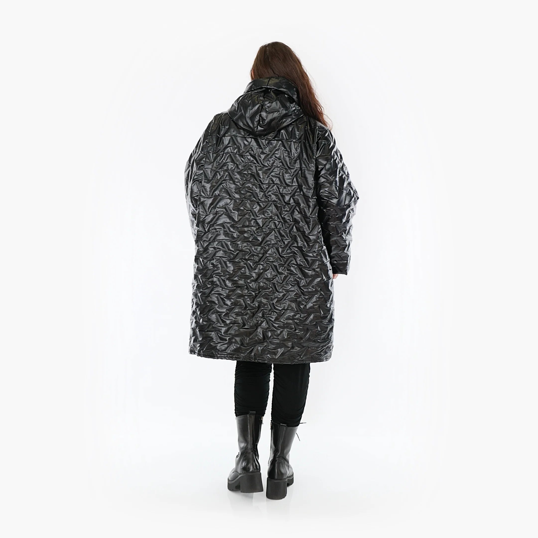  Ballonjacke von AKH Fashion aus Polyester, 1387.06660, Schwarz, Grafik, Schick, Modern