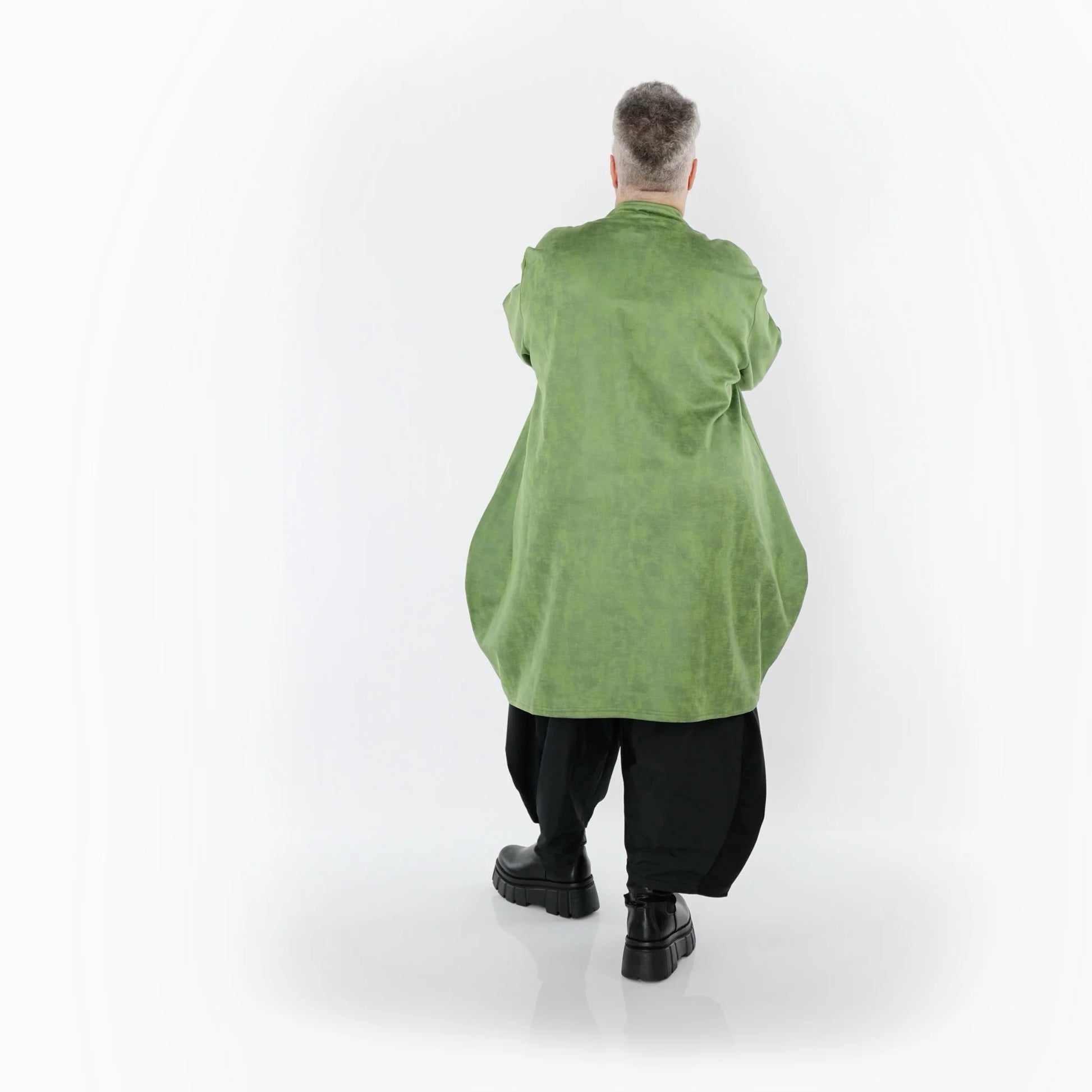  Ballonjacke von AKH Fashion aus Polyester, 1520.07094, Grün, Ausgefallen, Zeitlos, Schick