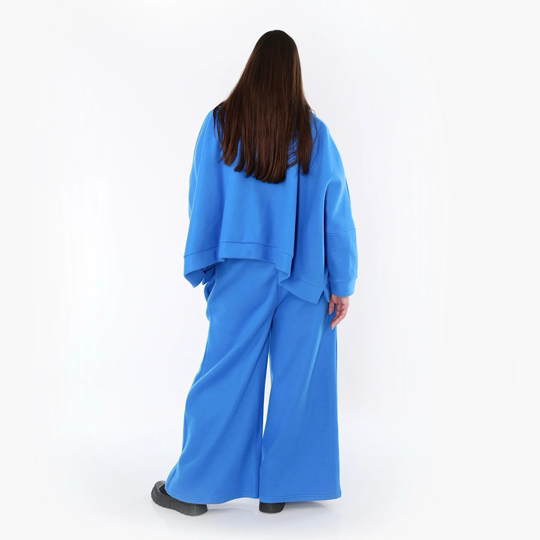 AKH Fashion Überwurf in kastiger Form, aus Baumwolle, 1547.7011R, Blau, Ausgefallen