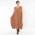 Ballonkleid von AKH Fashion aus Viskose, 1576.02288, Mauve, Ausgefallen, Zeitlos, Schick