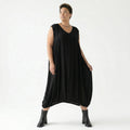 Ballonkleid von AKH Fashion aus Viskose, 1576.02288, Schwarz, Ausgefallen, Zeitlos, Schick