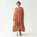 A-Form Kleid von AKH Fashion aus Viskose, 1576.07023, Mauve, Ausgefallen, Zeitlos, Schick