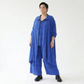 Ballonhose von AKH Fashion aus Viskose, 1576.07189, Royalblau, Ausgefallen, Zeitlos
