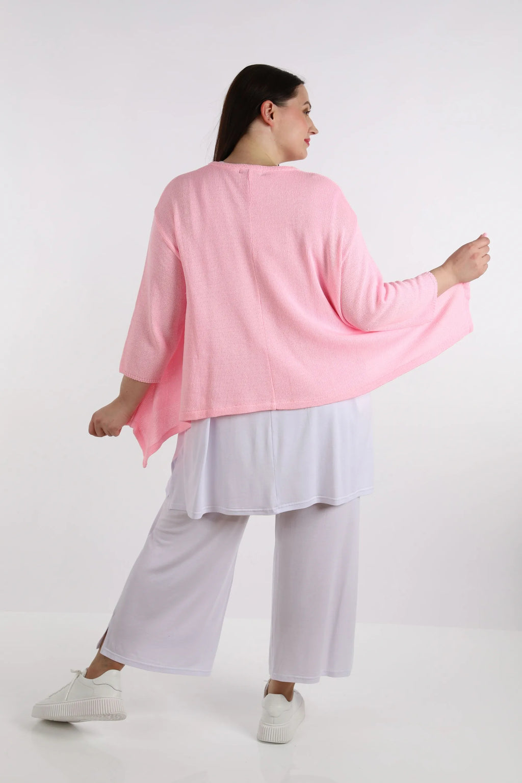  A-Form Jacke von AKH Fashion aus Baumwolle, 1110.00118, Rosa, Schick, Modern, Bequem