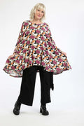 A-Form Shirt von AKH Fashion aus Viskose, ausgefallene, zeitlose Lagenlook Mode