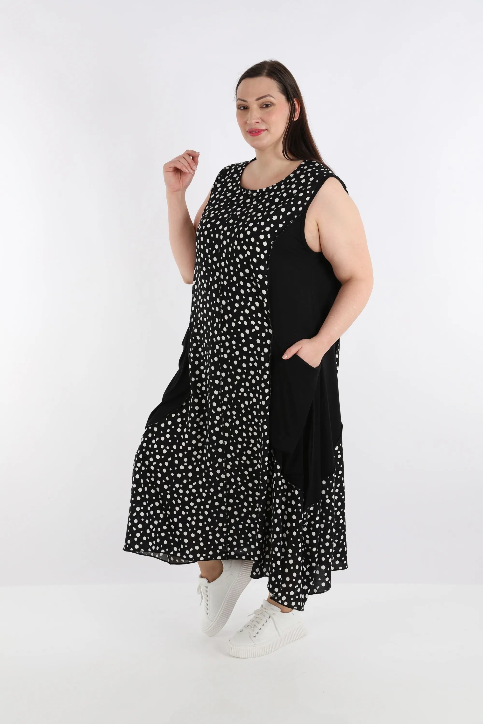 Ballonkleid von AKH Fashion aus Viskose, ausgefallene, zeitlose Lagenlook Mode