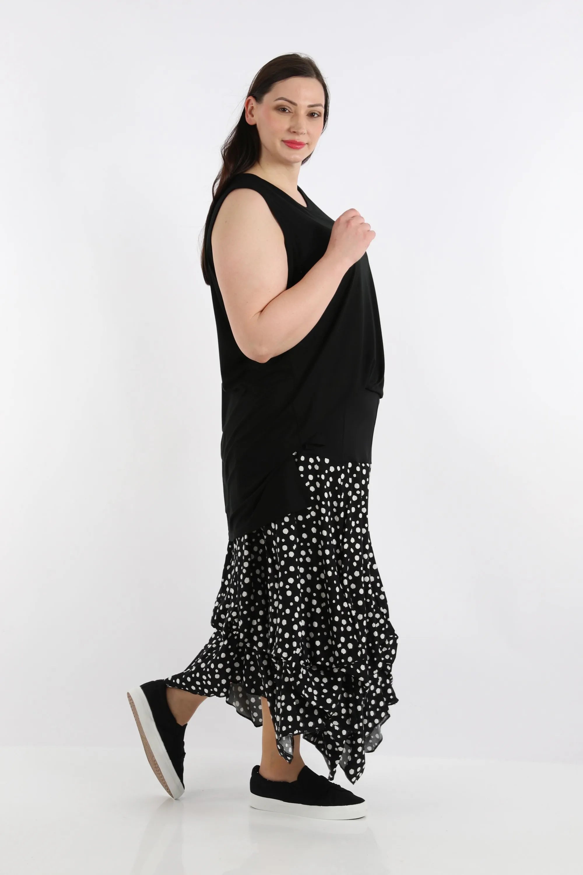 Ballonrock von AKH Fashion aus Viskose, ausgefallene, zeitlose Lagenlook Mode