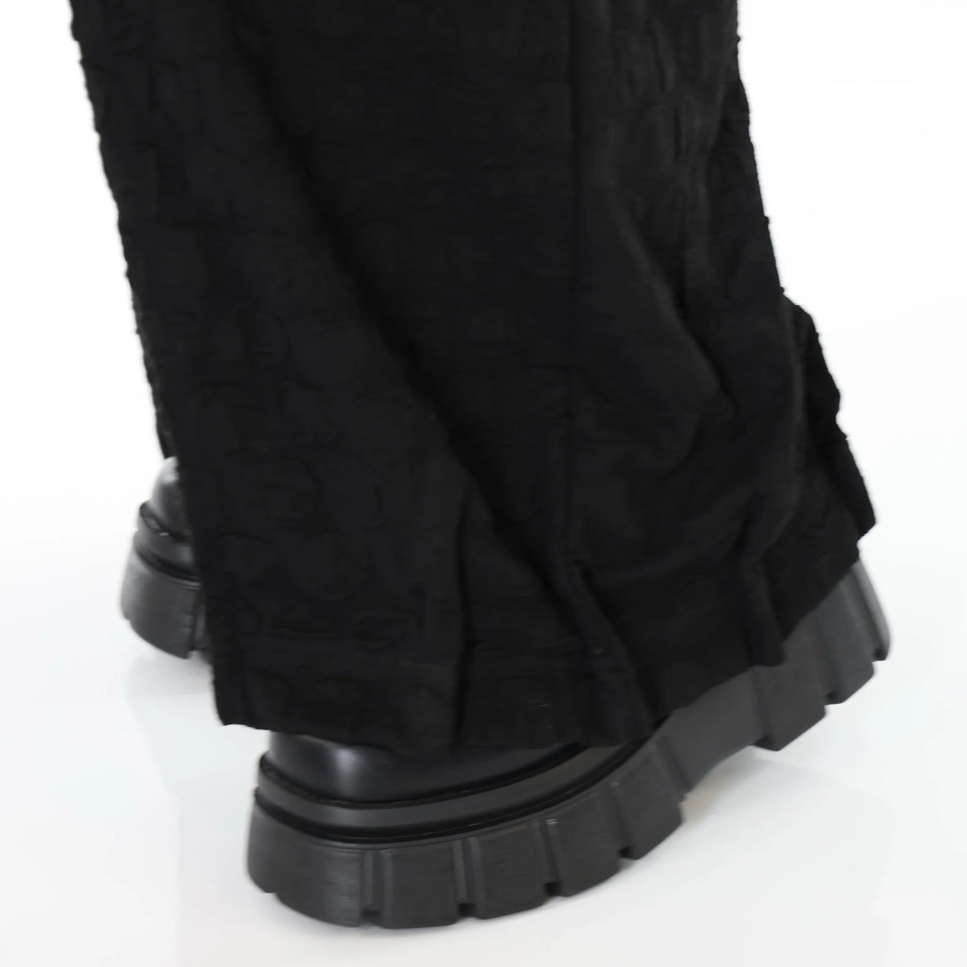  Ballonhose von AKH Premium aus Viskose, P1020.7007, Schwarz, Punkte, Ausgefallen, Zeitlos