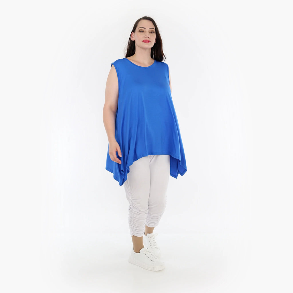  A-Form Top von AKH Fashion aus Viskose, 1233.03071, Blau, Schick, Modern, Bequem