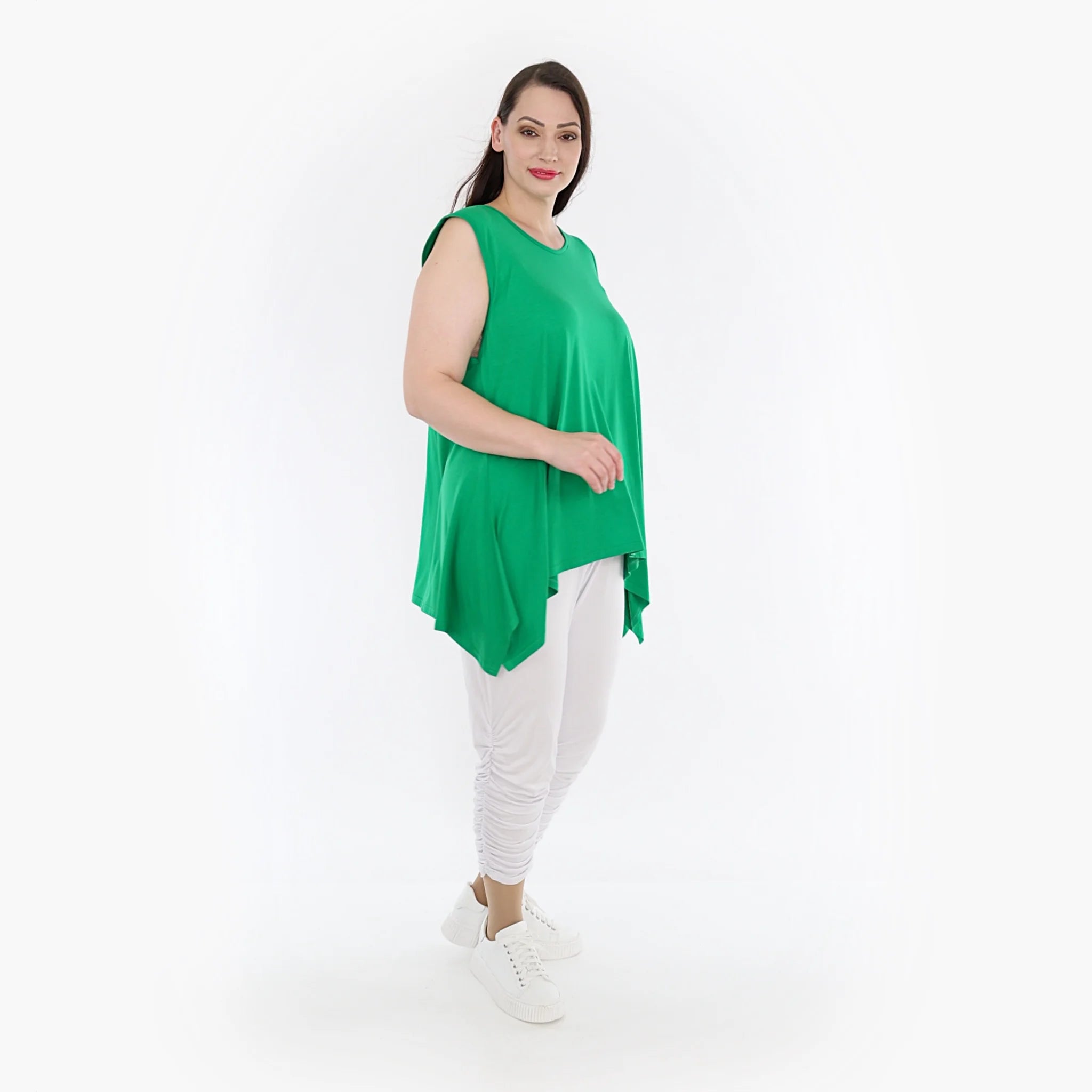  A-Form Top von AKH Fashion aus Viskose, 1233.03071, Grün, Schick, Modern, Bequem