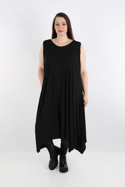 A-Form Tunika von AKH Fashion aus Viskose, 1233.05927, Schwarz, Ausgefallen, Zeitlos