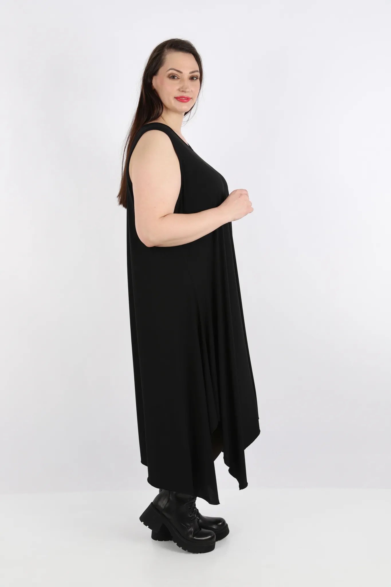 A-Form Tunika von AKH Fashion aus Viskose, 1233.05927, Schwarz, Ausgefallen, Zeitlos