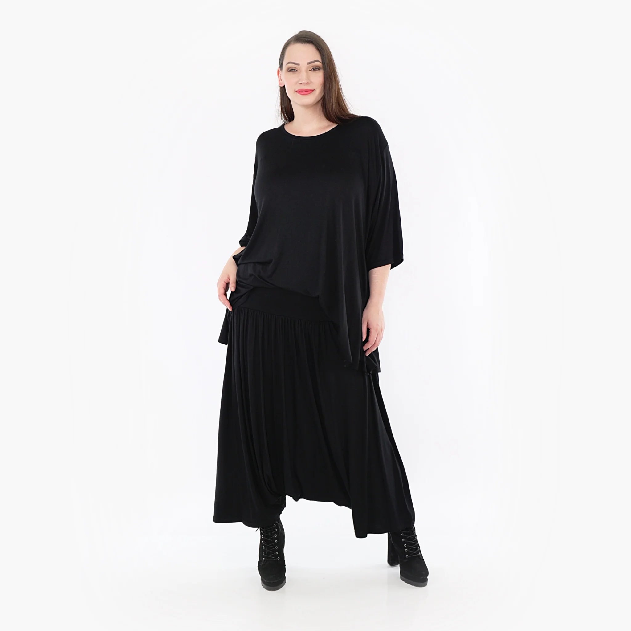 Ballonrock von AKH Fashion aus Viskose, ausgefallene, zeitlose Lagenlook Mode