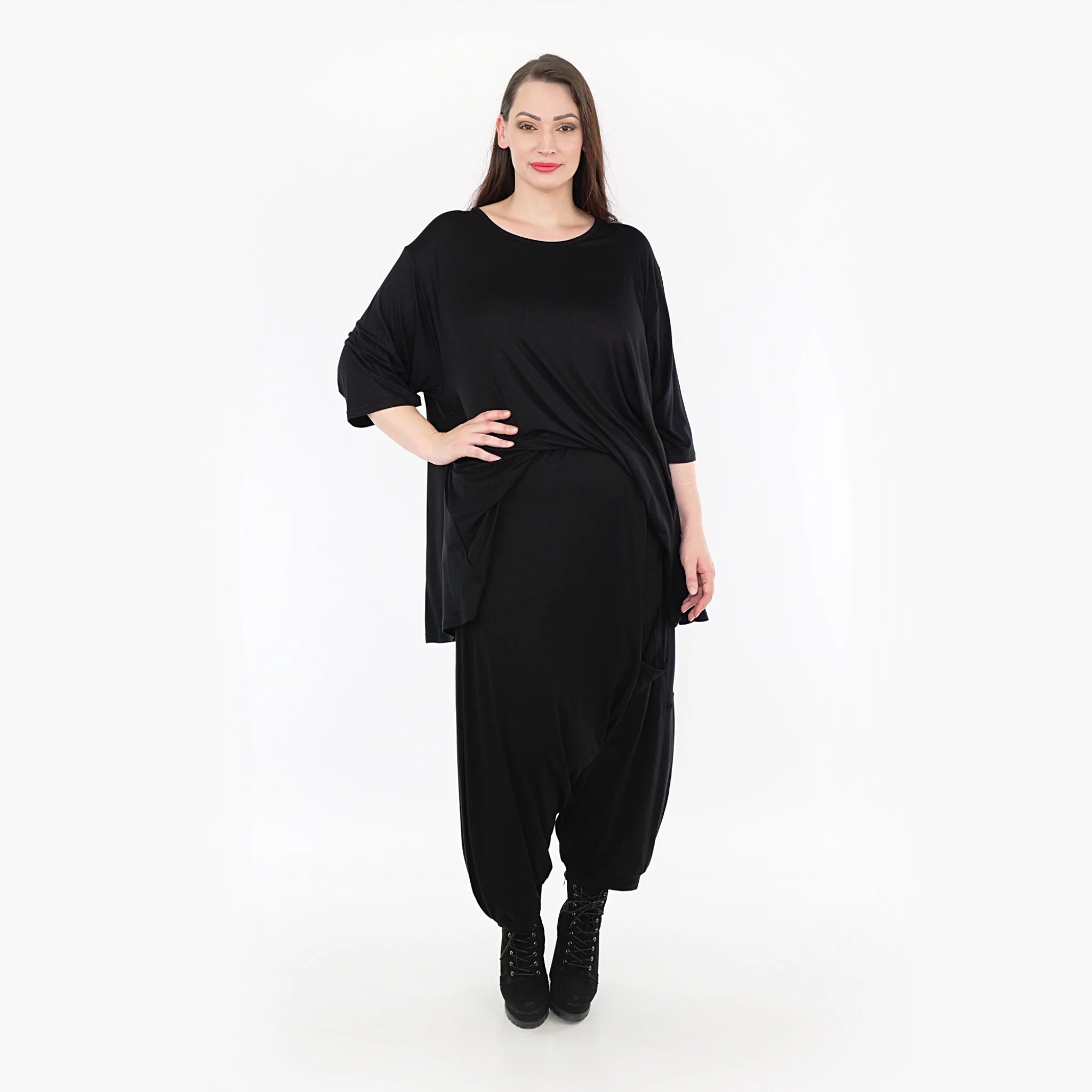  Haremshose von AKH Fashion aus Viskose, 1233.06950, Schwarz, Schick, Modern, Bequem