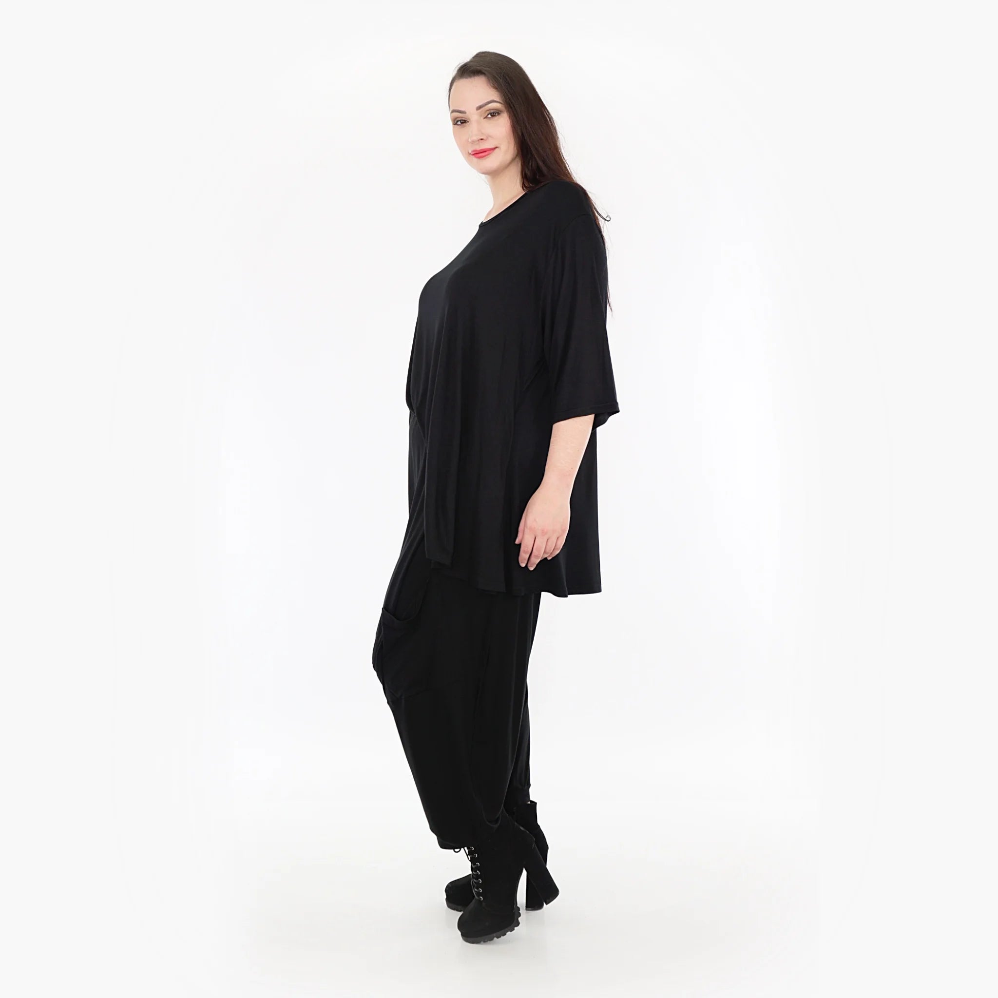  Haremshose von AKH Fashion aus Viskose, 1233.06950, Schwarz, Schick, Modern, Bequem