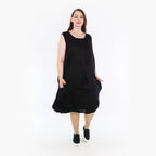  Ballon Tunika von AKH Fashion aus Viskose, 1269.06942, Schwarz, Schick, Modern, Bequem
