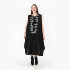  AKH Fashion Tunika in gerundeter Form, aus Baumwolle, 1326.06968, Schwarz, Schick, Modern