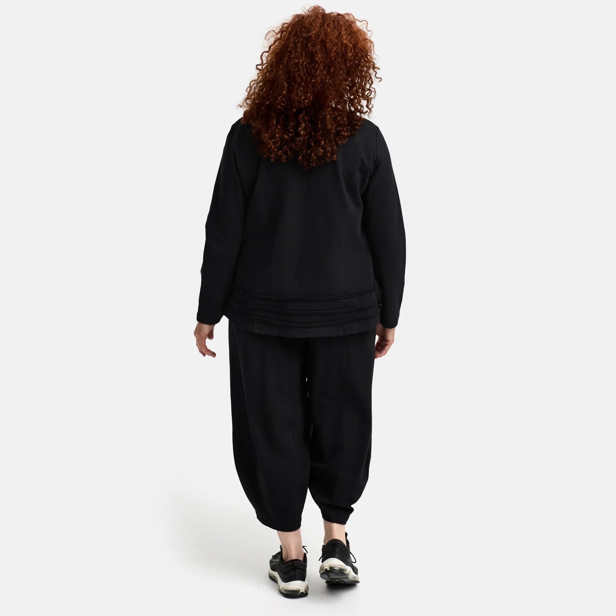 Oversize Damen Jacke, Do Your Best, Baumwolle, gerader Form, Lagenlook Mode, große Größen - SEELENlook