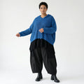 AKH Premium Bigshirt in kastiger Form, aus Baumwolle, P1032.2601, JeansBlau, Ausgefallen