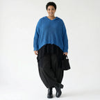 AKH Premium Bigshirt in kastiger Form, aus Baumwolle, P1032.2601, JeansBlau, Ausgefallen