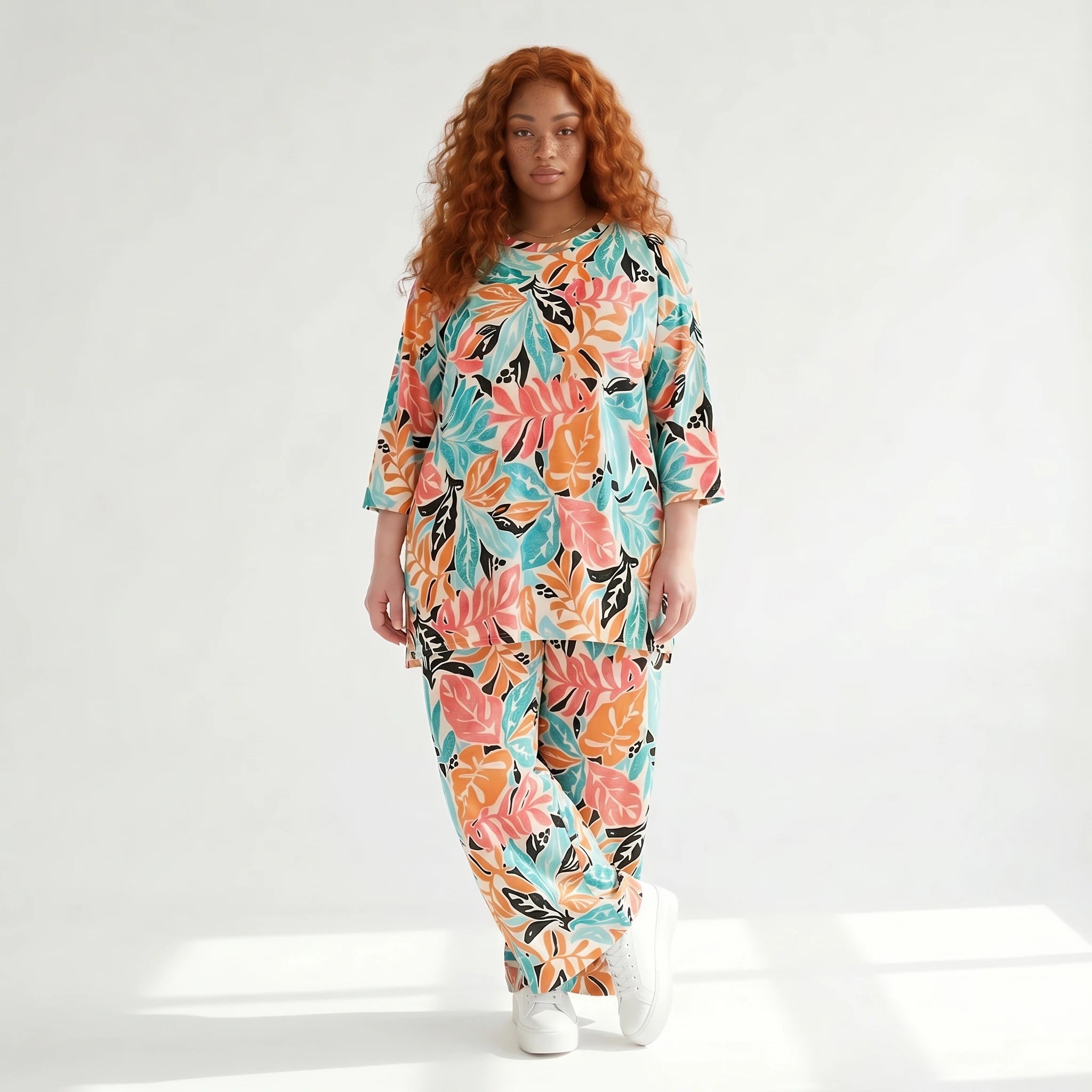 Zeitlos elegantes Lagenlook Oversize Shirt in schmeichelnder A-Form, weich fließend, Mehrfarbig