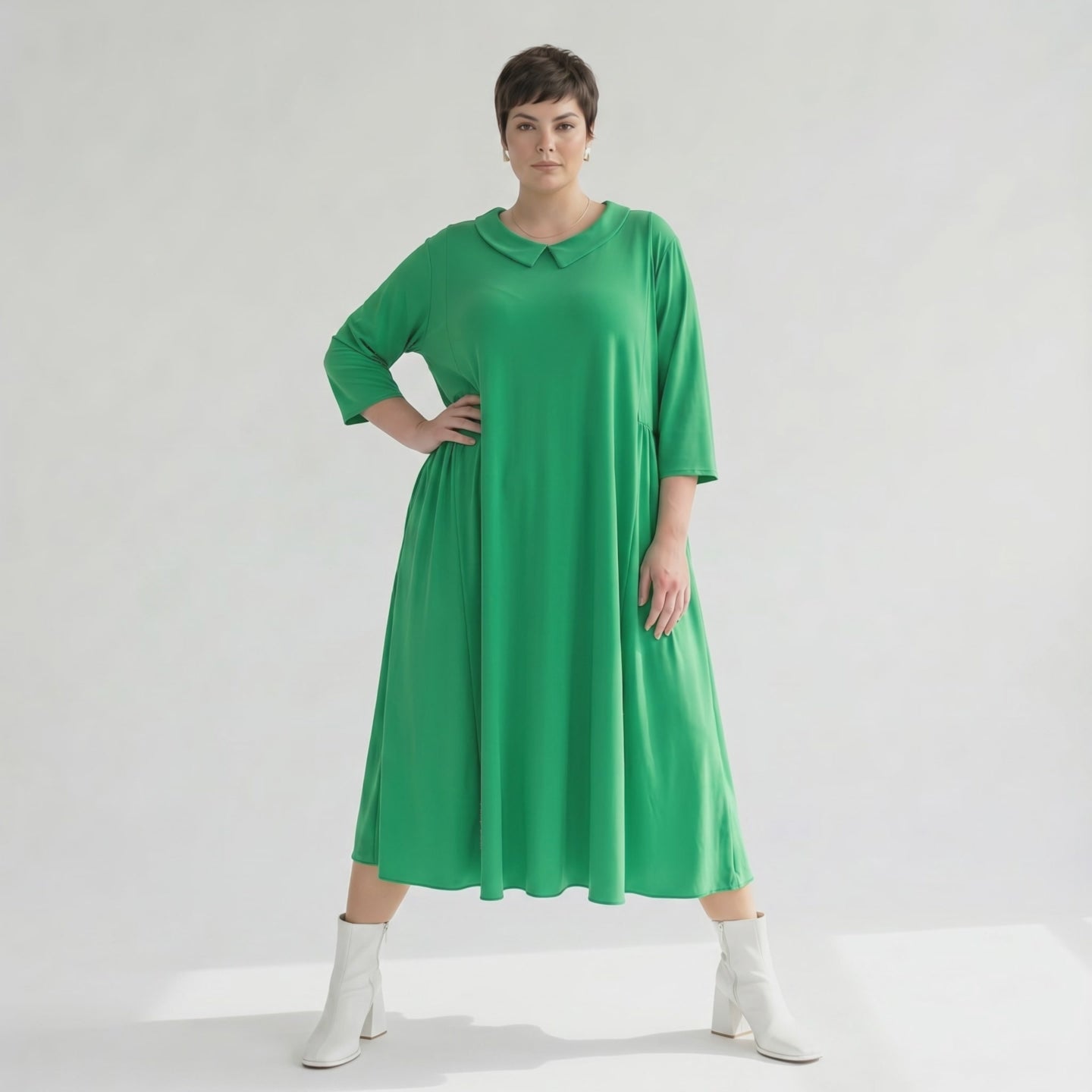 Ballonkleid von AKH Fashion aus Materialmix, ausgefallene, zeitlose Lagenlook Mode