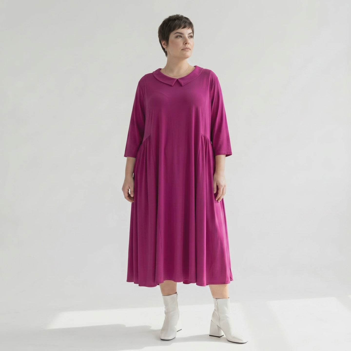 Ballonkleid von AKH Fashion aus Materialmix, ausgefallene, zeitlose Lagenlook Mode