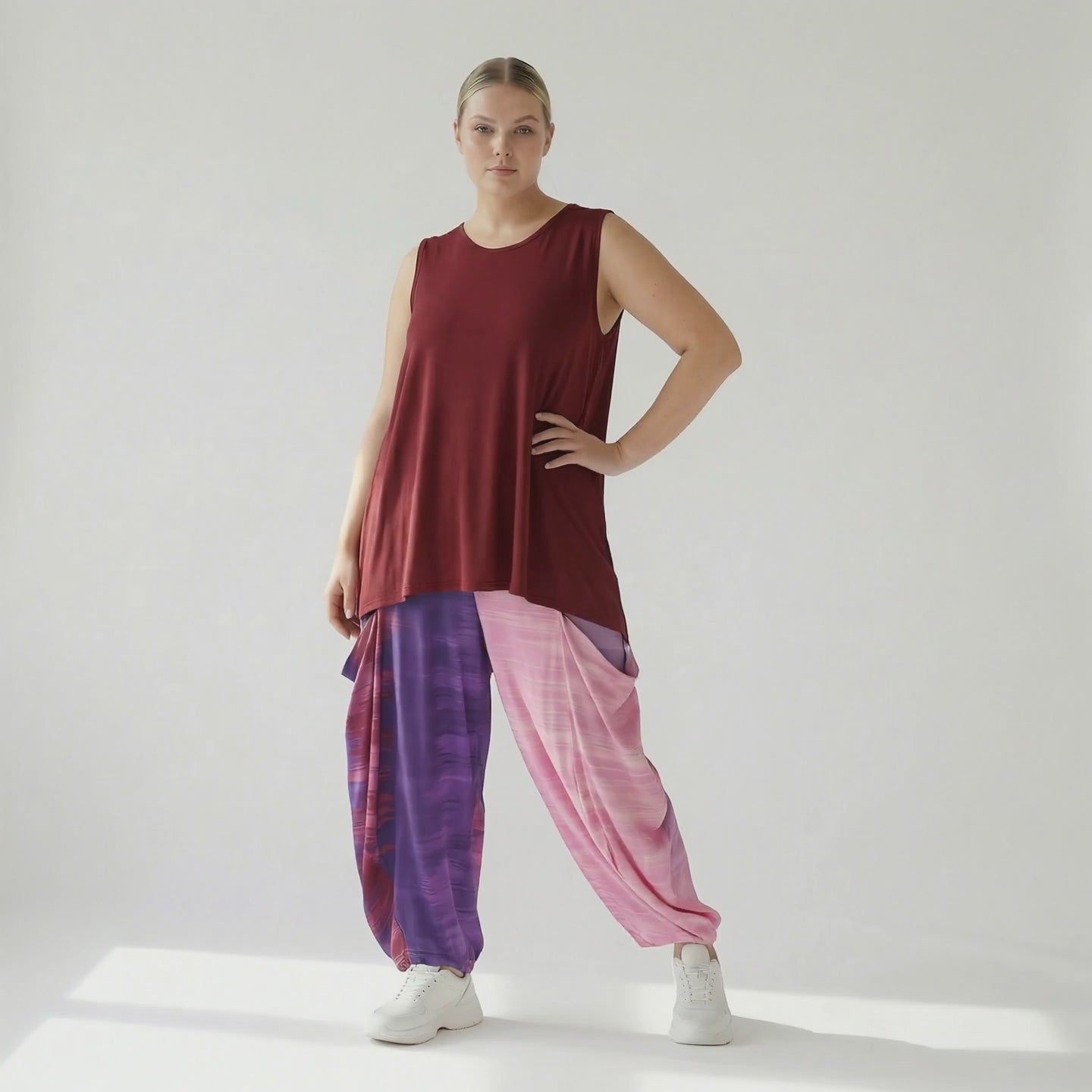 Ballonhose von AKH Fashion aus Viskose, ausgefallene, zeitlose Lagenlook Mode