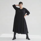 Ballonkleid von AKH Fashion aus Materialmix, ausgefallene, zeitlose Lagenlook Mode