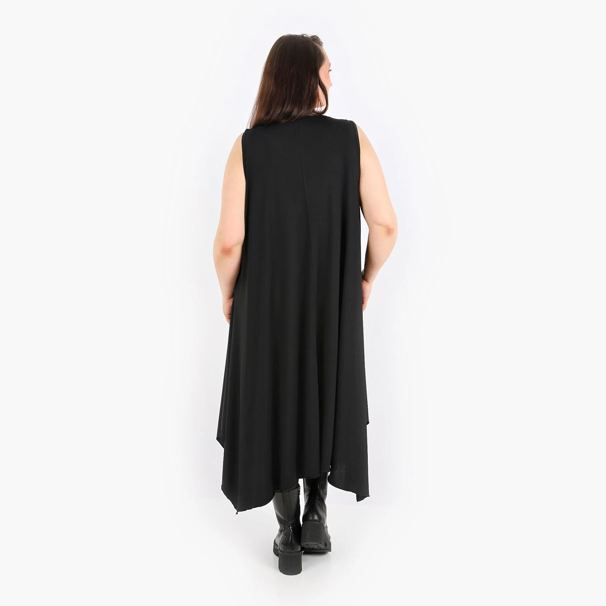  A-Form Tunika von AKH Fashion aus Materialmix, 1313.05927, Schwarz, Schick, Modern, Bequem