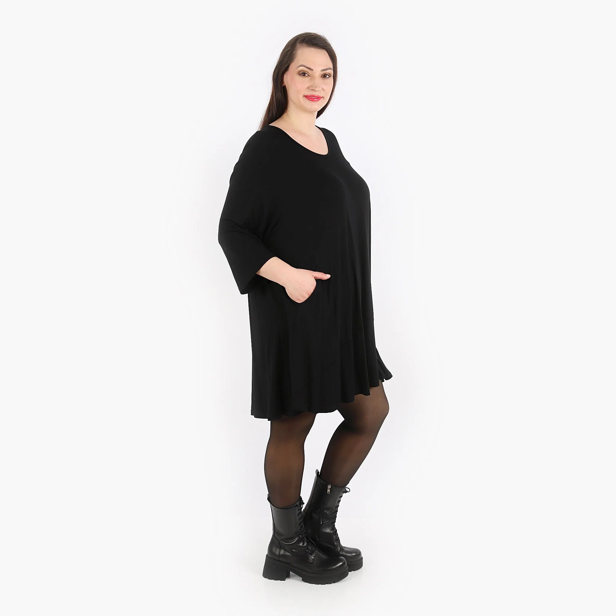 Shirt von AKH Fashion aus Viskose in Glocken-Form, ausgefallene Lagenlook Mode